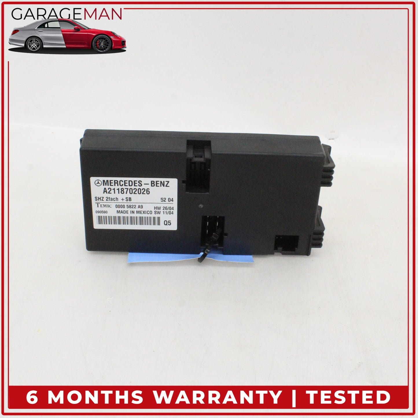 2006-2013 Mercedes W219 CLS500 Heated Seat Control Module Unit 2118702026 OEM