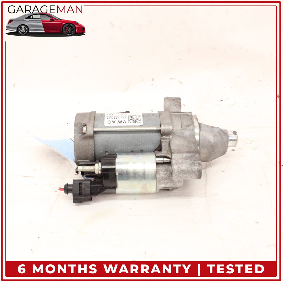 2019-2026 Porsche Macan 95B 2.0L Engine Starter Motor 12V Denso 06L911024 OEM