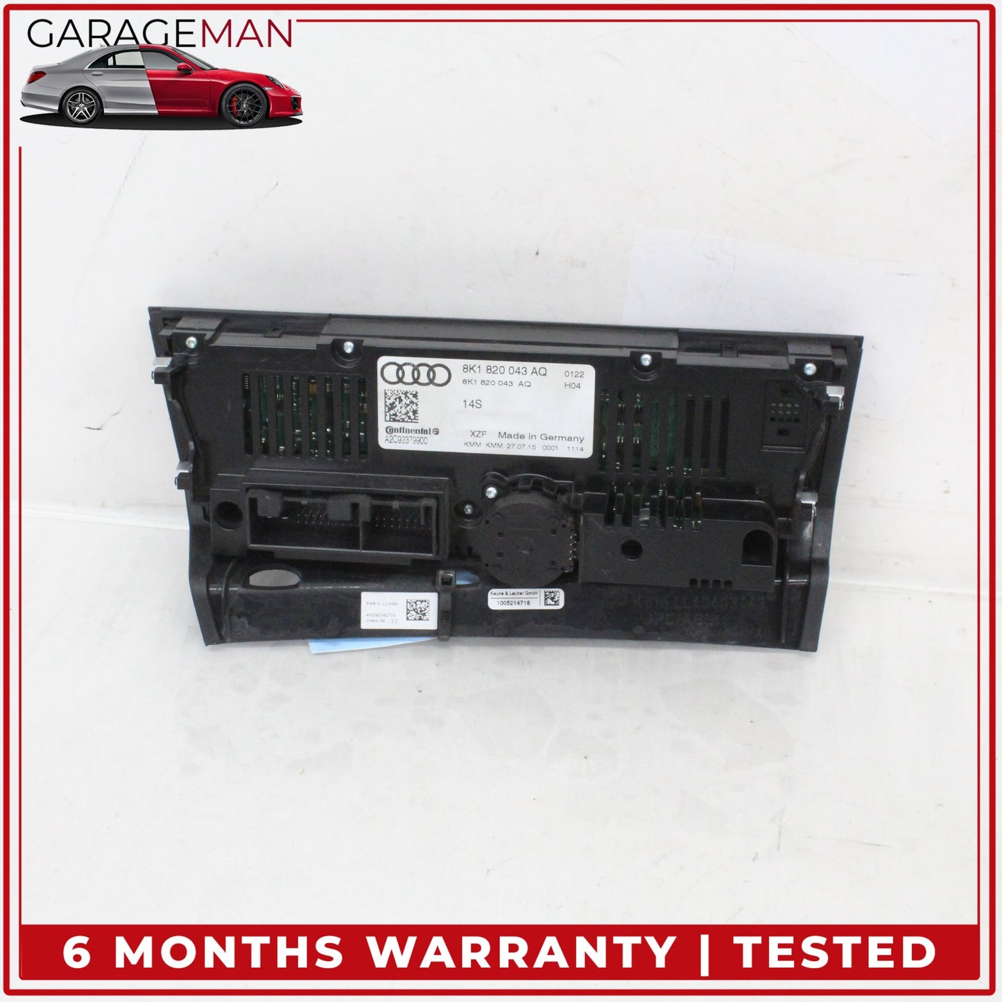 2013-2017 Audi A4 Front AC A/C Temperature Climate Control Panel 8K1820043AQ OEM