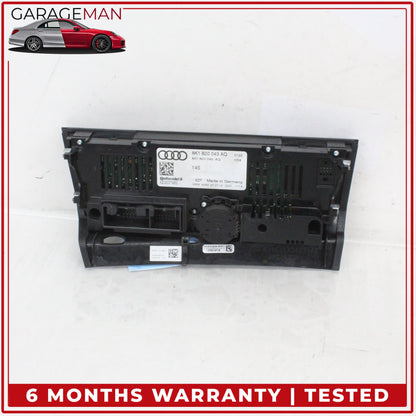 2013-2017 Audi A4 Front AC A/C Temperature Climate Control Panel 8K1820043AQ OEM