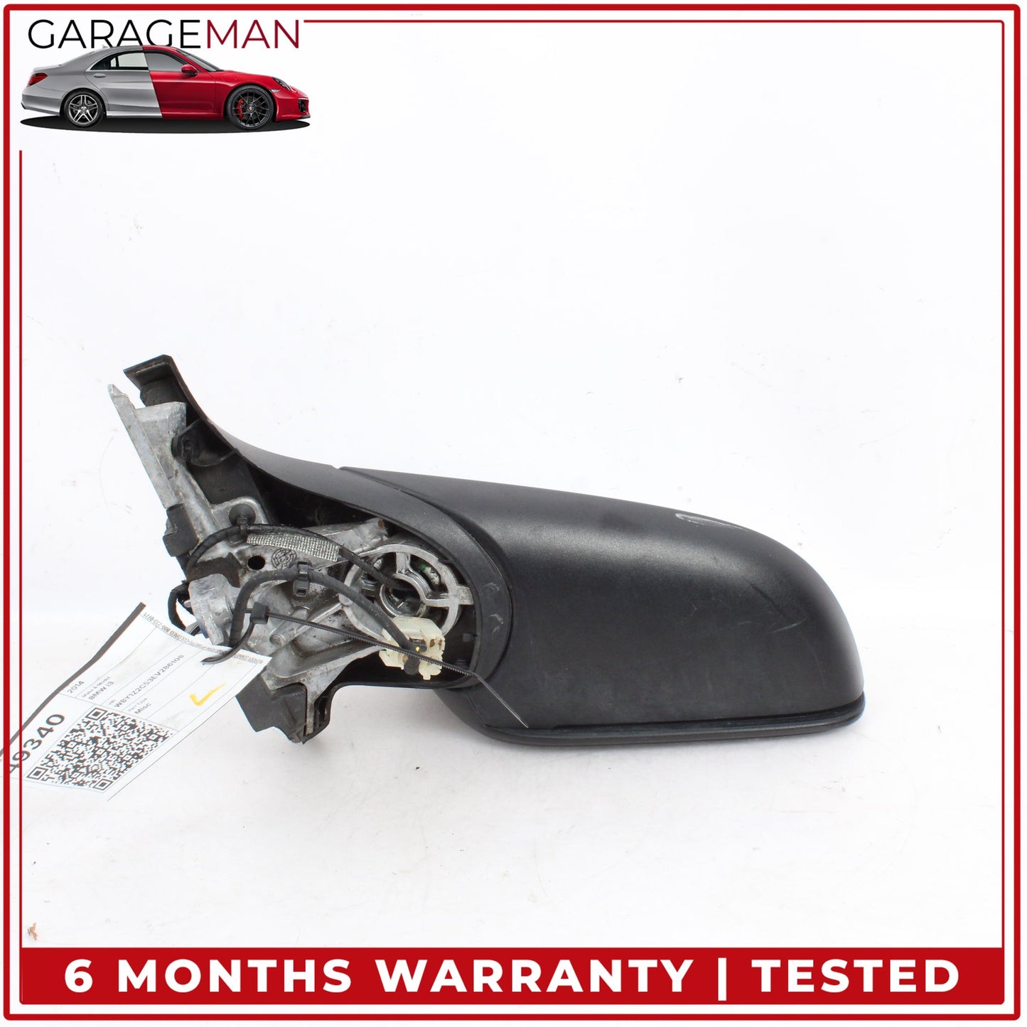 2014-2021 BMW i3 I01 Front Left Side Door Rear View Mirror Heated Silver OEM
