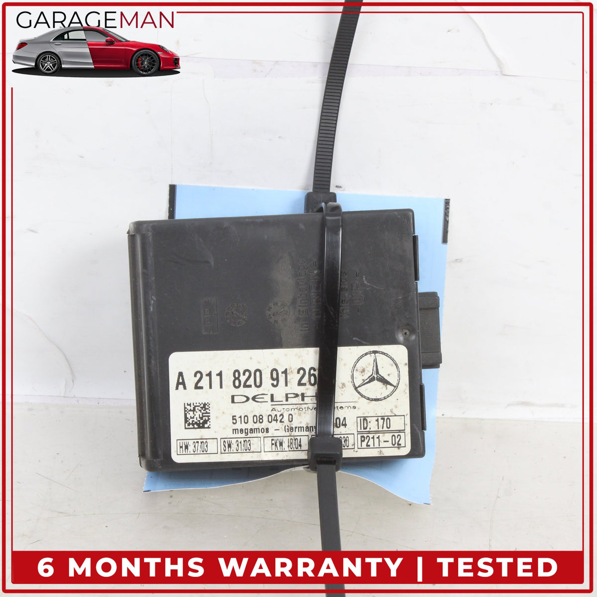 2003-2006 Mercedes W215 CL500 Anti Theft Alarm Control Module 2118209126 OEM