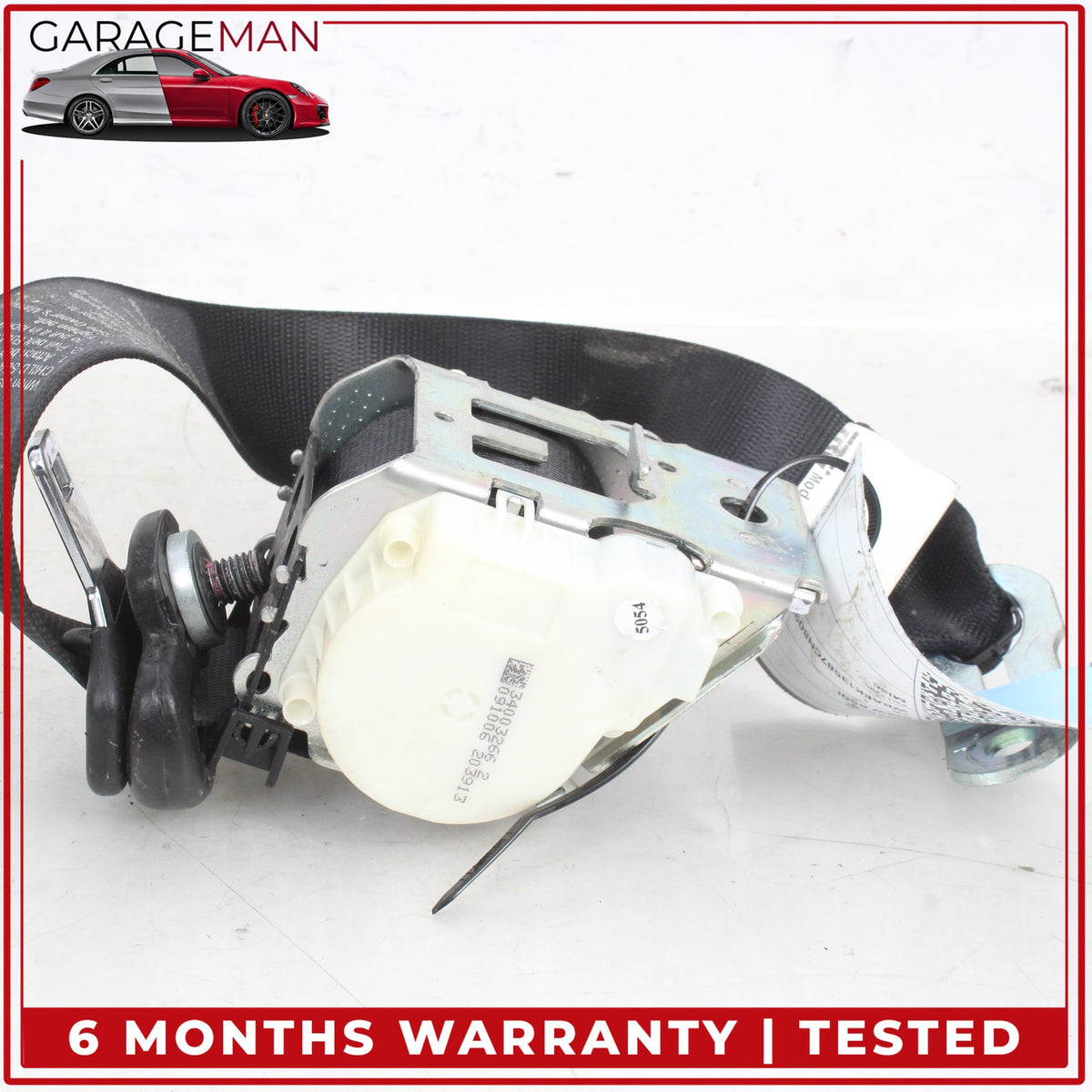 2004-2010 BMW 650i E64 Convertible Rear Upper Seat Belt Retractor 7918753 OEM