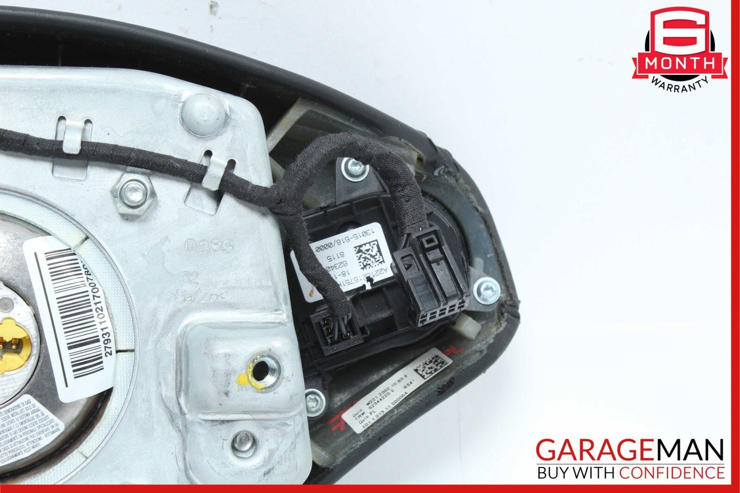 10-14 Mercedes W221 S550 S600 CL550 Steering Wheel Airbag Air Bag Black OEM