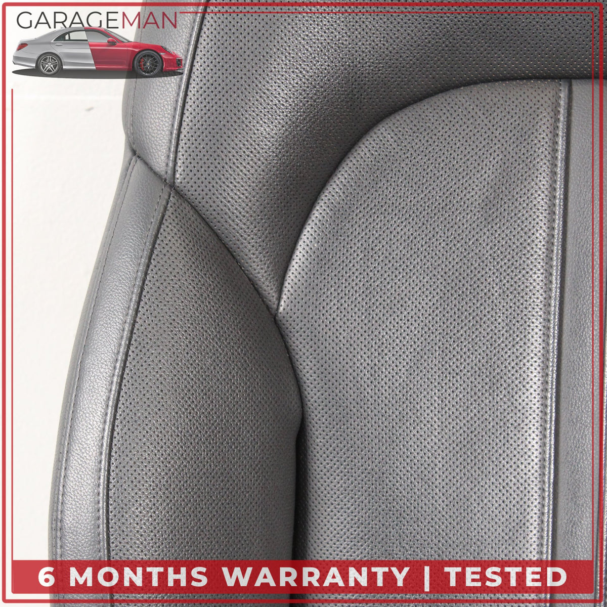 2011-2018 Audi A8 Front Right Passenger Side Upper Seat Cushion w/ Head Rest OEM