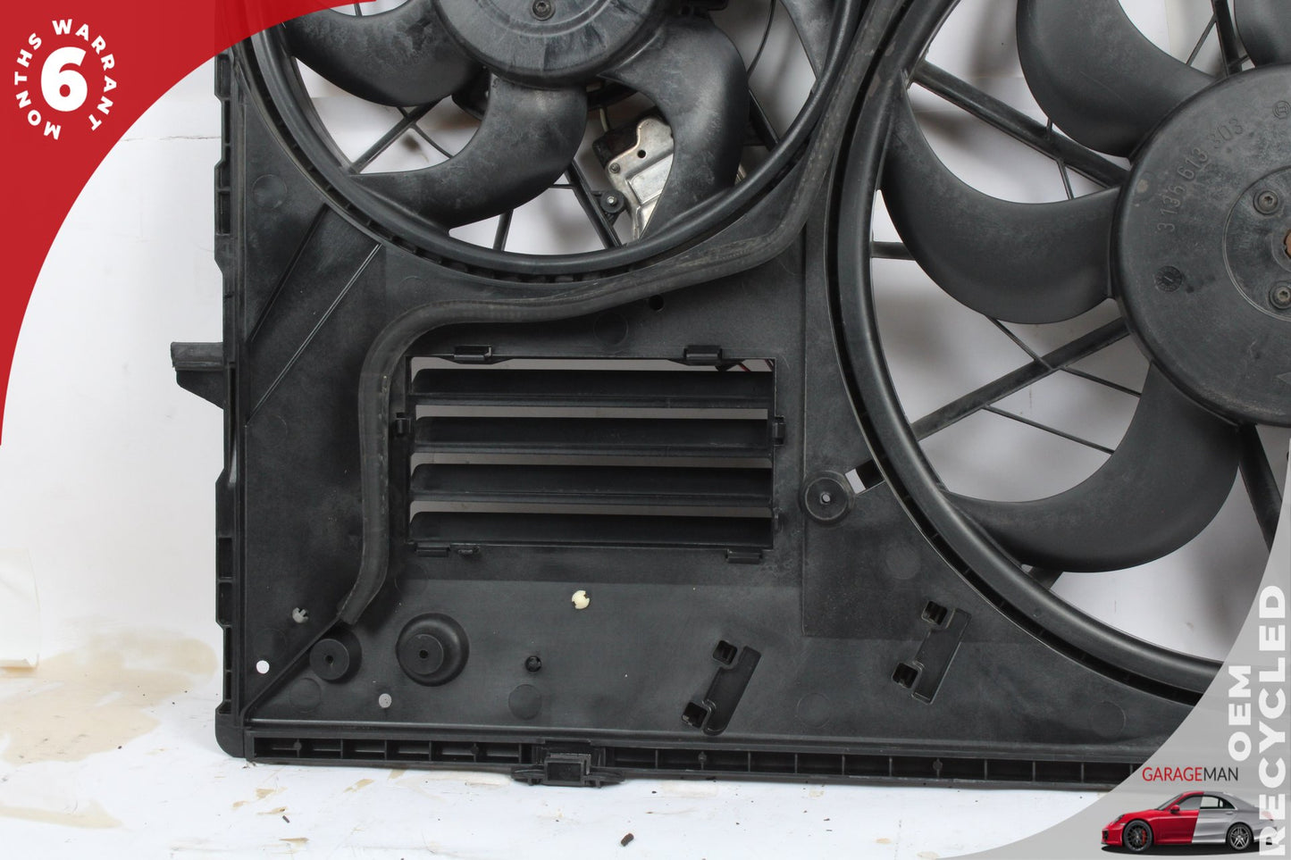 2007-2015 Audi Q7 Engine Radiator Cooling Fan Motor Assembly 7L0121253 OEM
