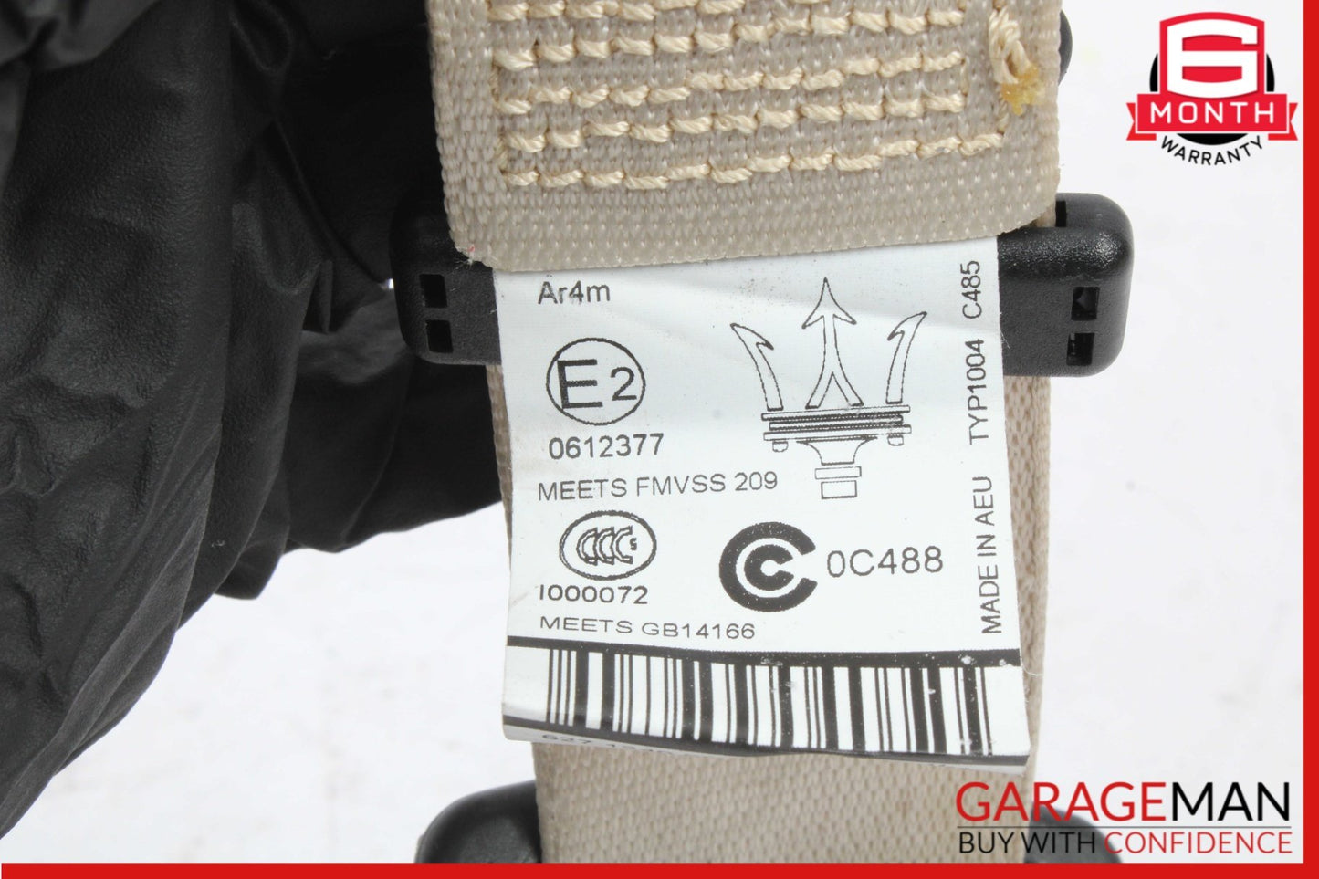 2014-2024 Maserati Ghibli Rear Left or Right Side Seat Belt 670017439 Genuine