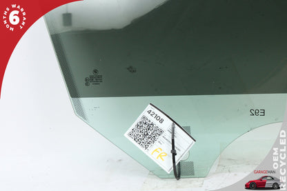2007-2013 BMW 335is Coupe Front Right Passenger Side Door Window Glass OEM