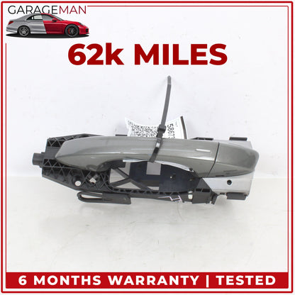 2019-2025 Audi Q3 Front Left Driver Side Exterior Door Handle Gray Metallic OEM