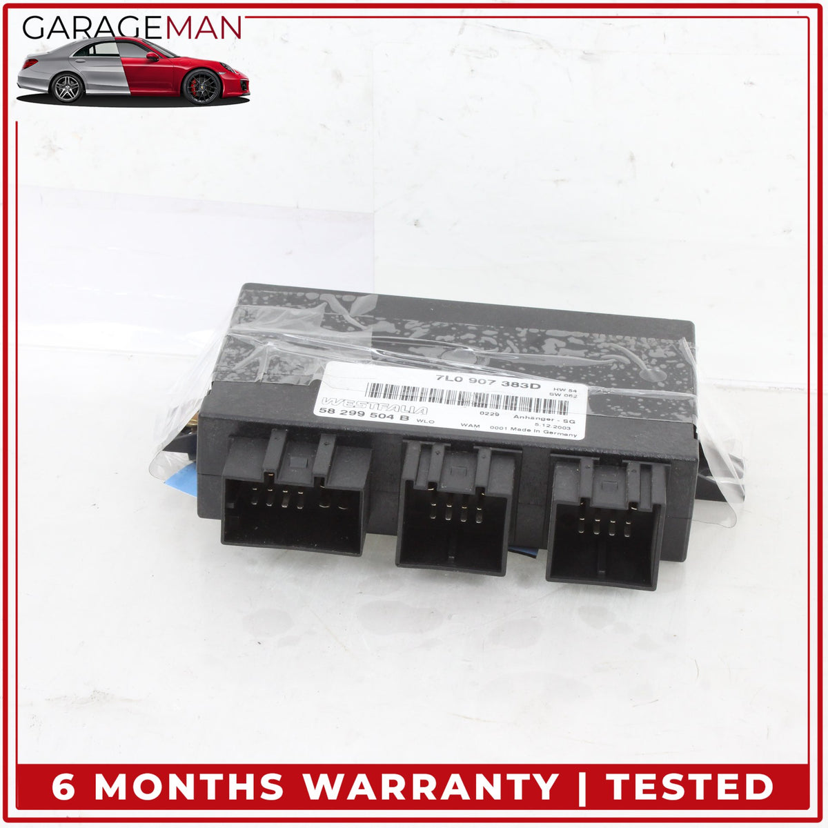 2003-2010 Porsche Cayenne 955 957 Trailer Towing Control Module 7L0907383D OEM