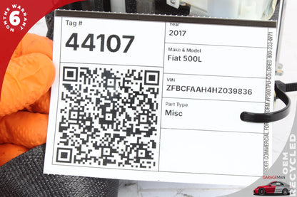 2014-2017 Fiat 500L Hatchback Right Rear Seat belt 34163682C Genuine