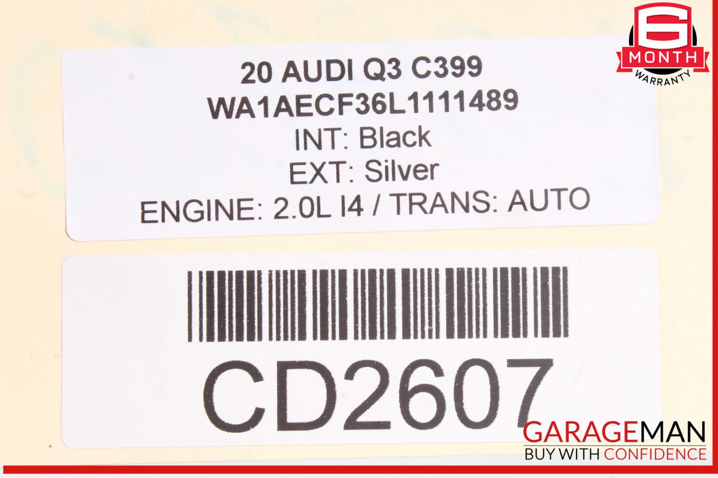 2015-2020 Audi Q3 F3 Rear Differential Assembly 0CQ525010