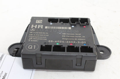 2008-2014 Mercedes C250 CDI W204 Right Rear Door Control Module 2129004006