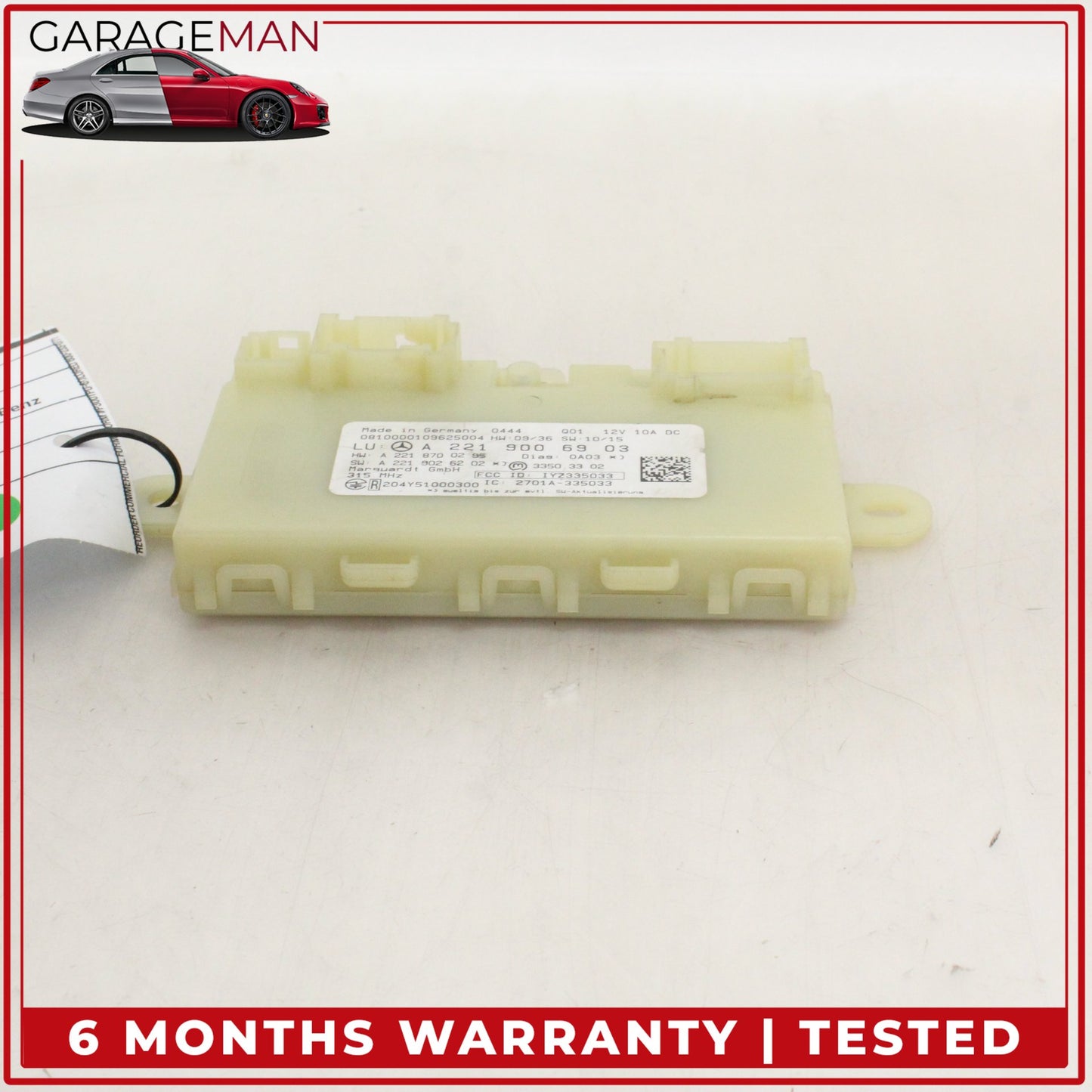 2007-2014 Mercedes-Benz S400 S-Class W221 Sedan Keyless Go Entry Control Module OEM