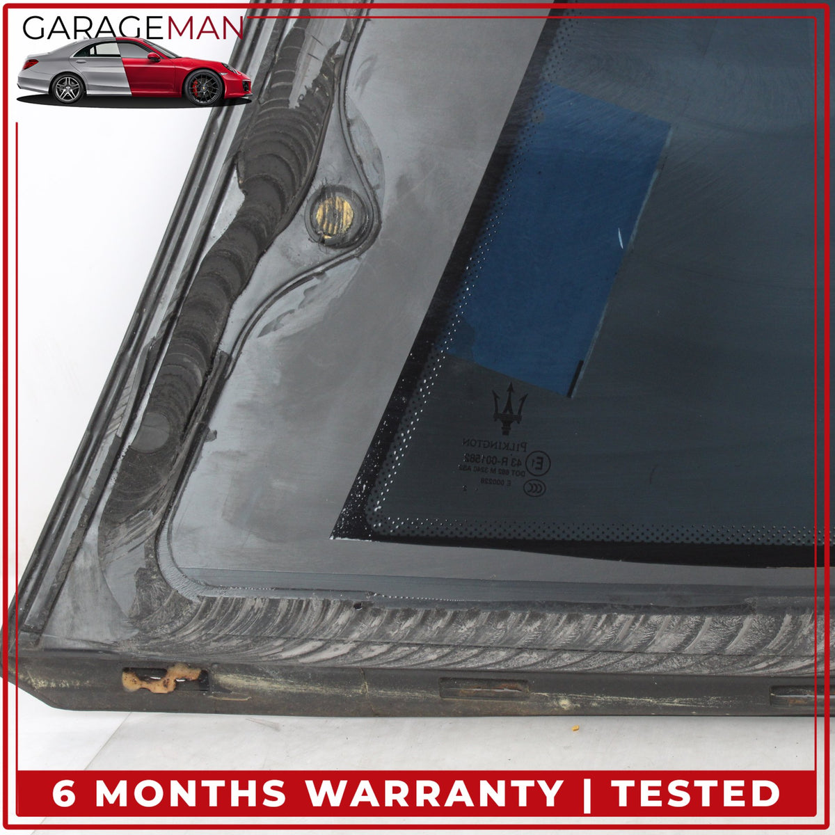 2008-2018 Maserati GranTurismo M145 Coupe Rear Right Quarter Window Glass OEM