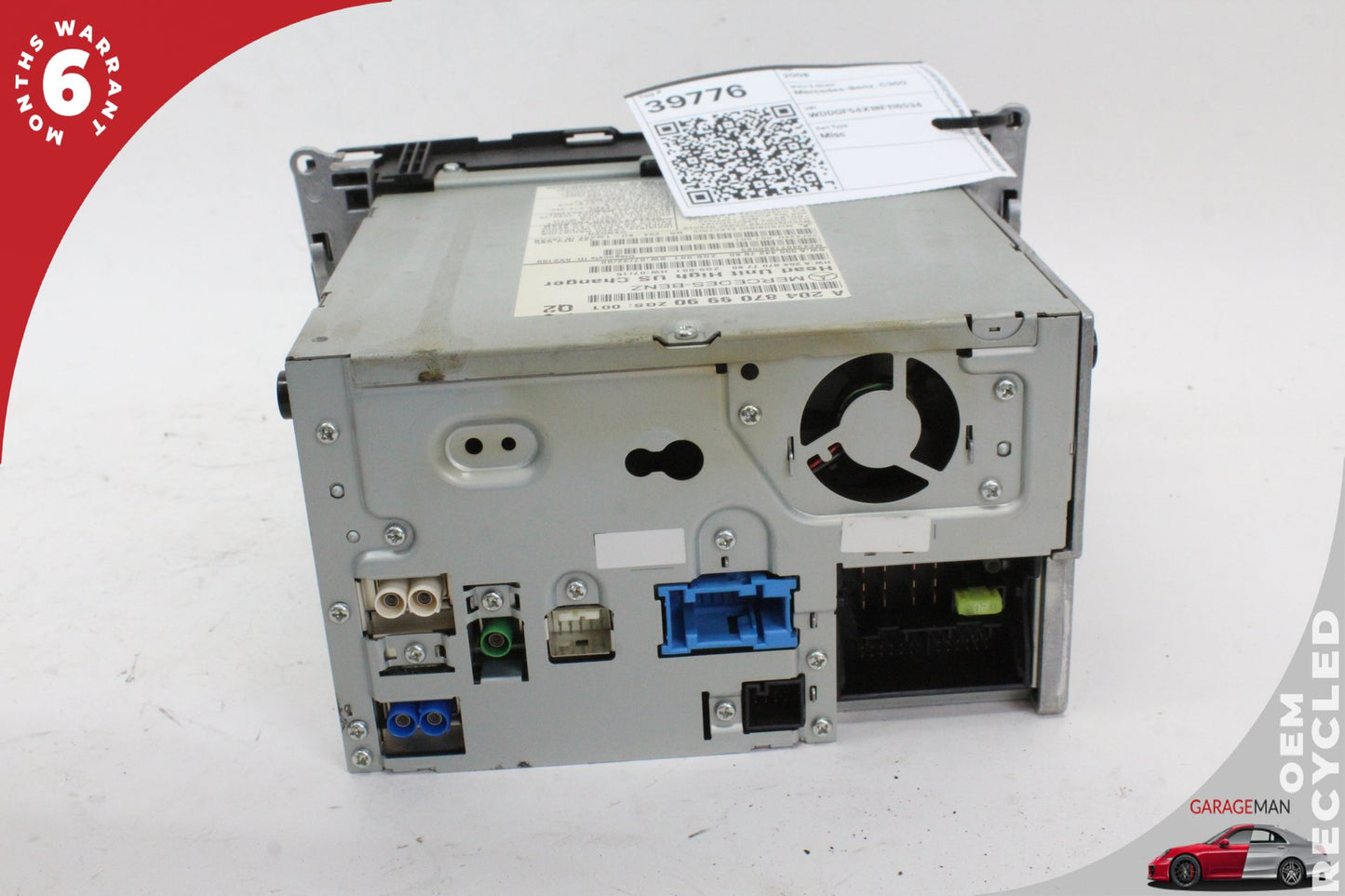 08-11 Mercedes-Benz C300 w204 Sedan Command Head Unit Navigation Radio 2048709990