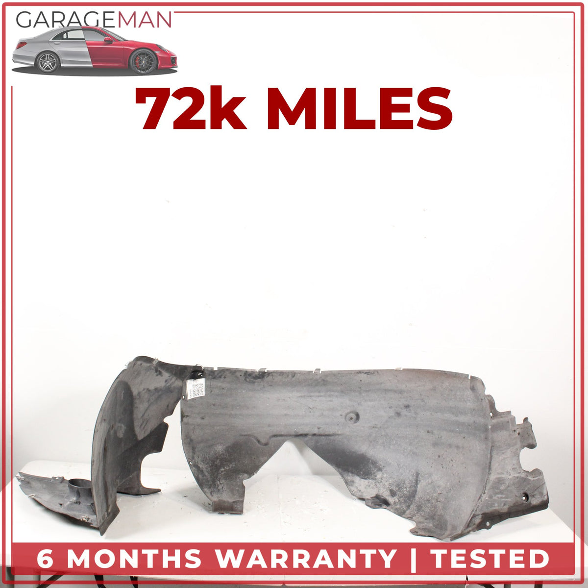 2010-2016 Porsche Panamera 970 Front Left Rearward Wheel Housing Liner Assy OEM