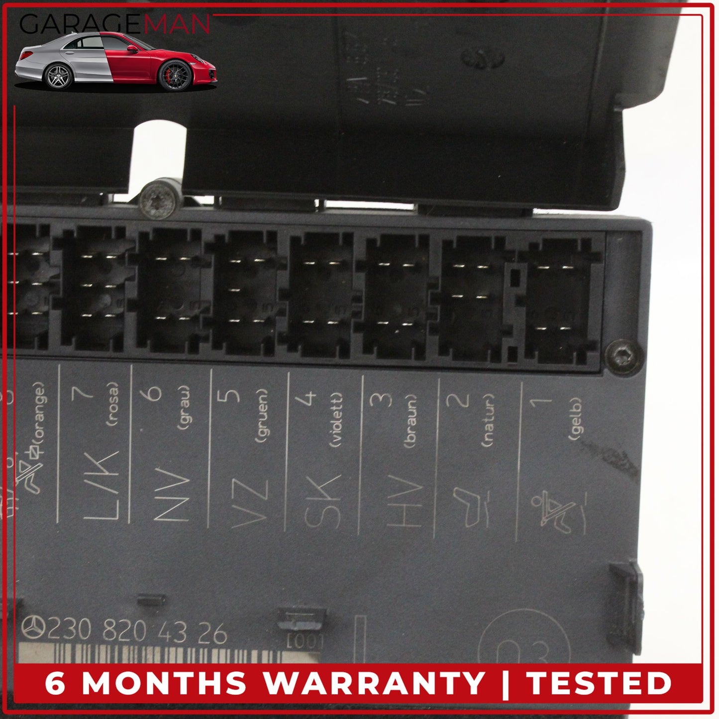 2003-2012 Mercedes-Benz SL500 R230 Under Seat Control Module Left 2308204326