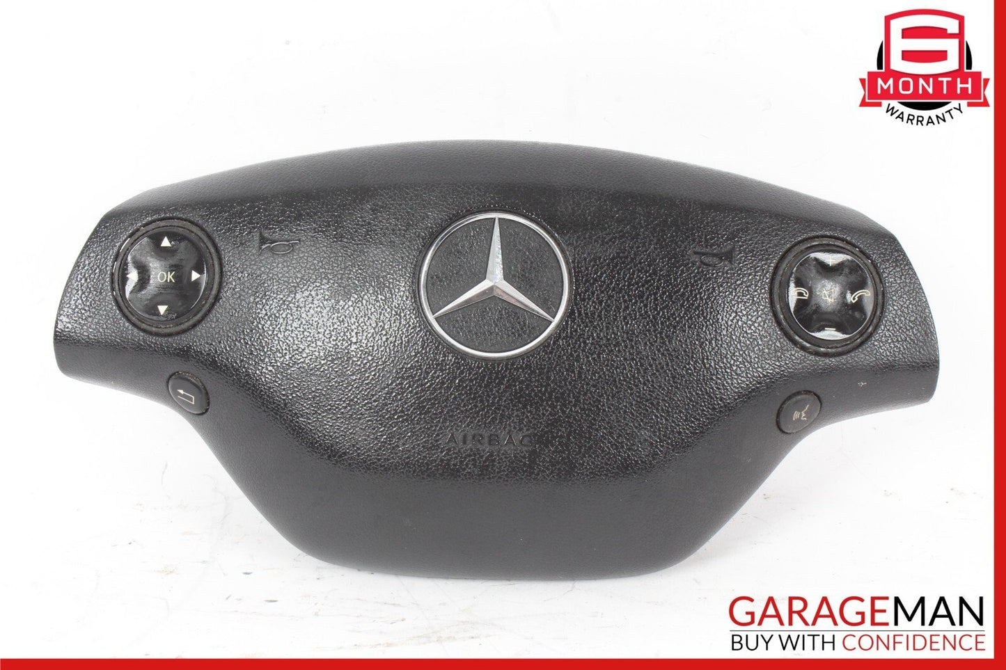07-10 Mercedes W221 S550 CL500 CL550 Steering Wheel Airbag Air Bag Black OEM