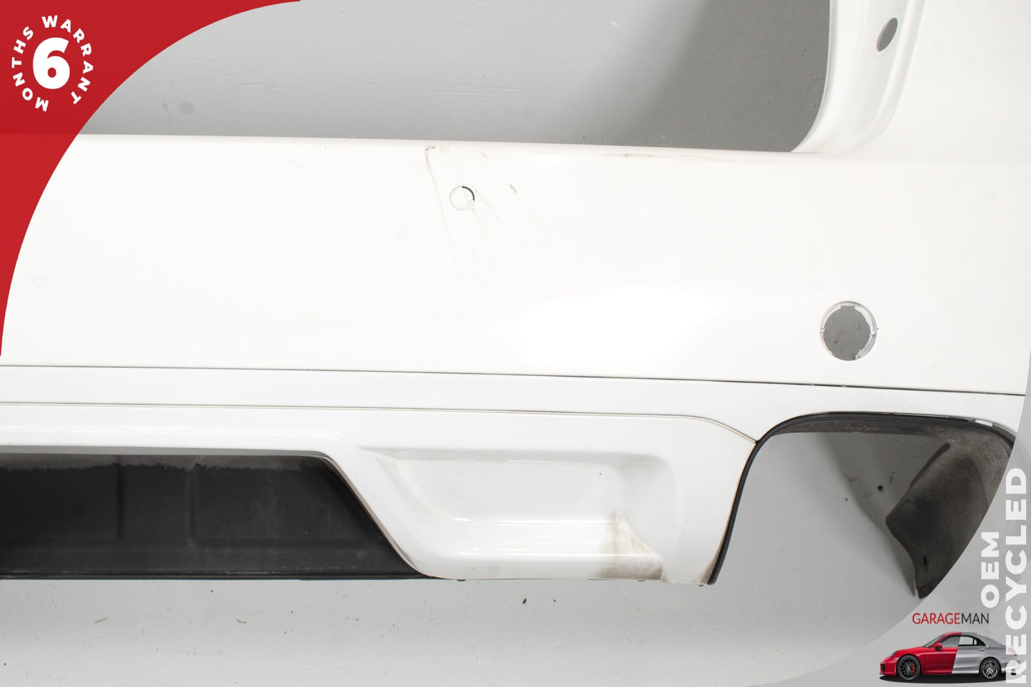 11-14 Porsche Cayenne 92A SUV Rear Bumper Cover White 95850541110