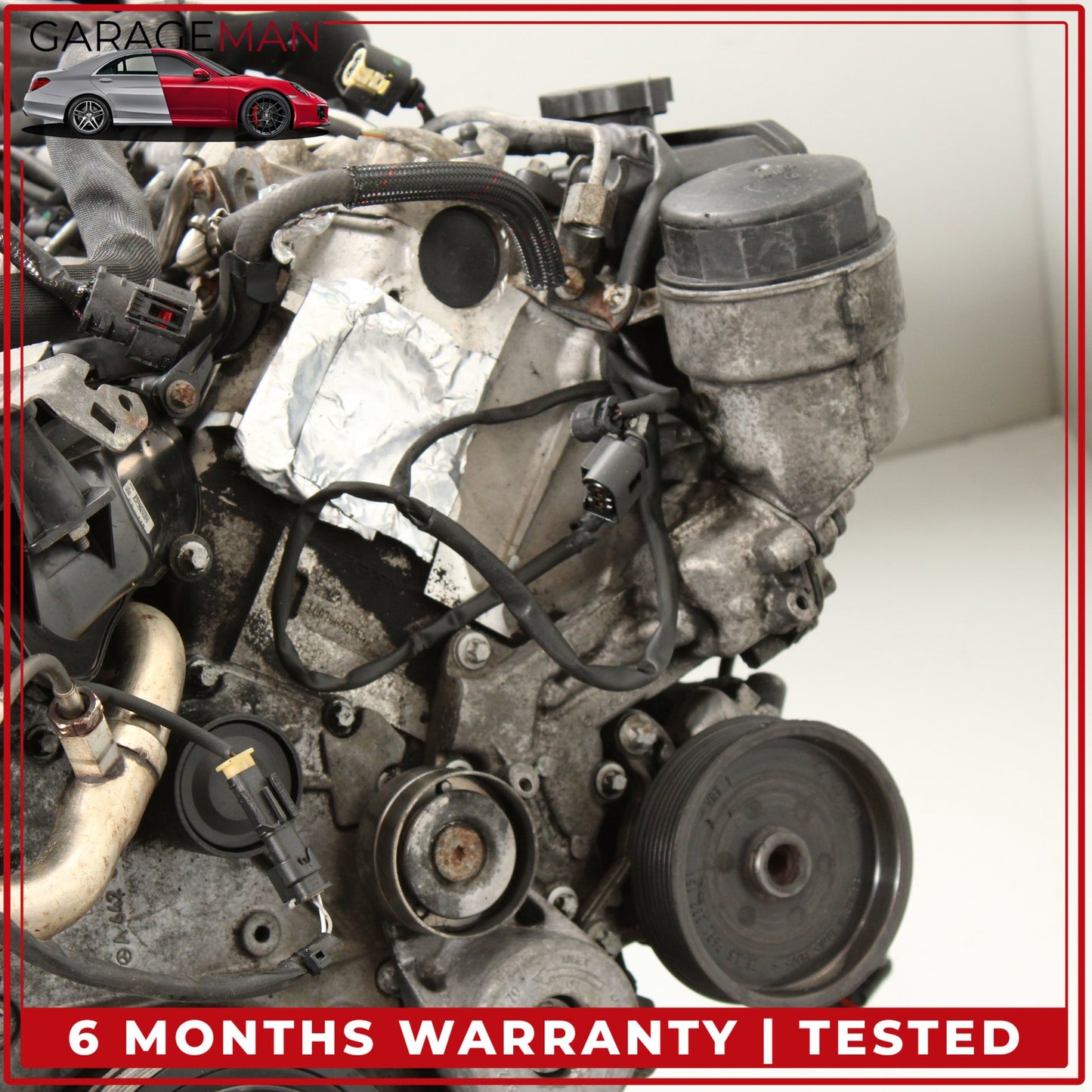 2007-2013 Mercedes W164 ML350 3.0L V6 642820 Engine Motor Assembly OEM 158K