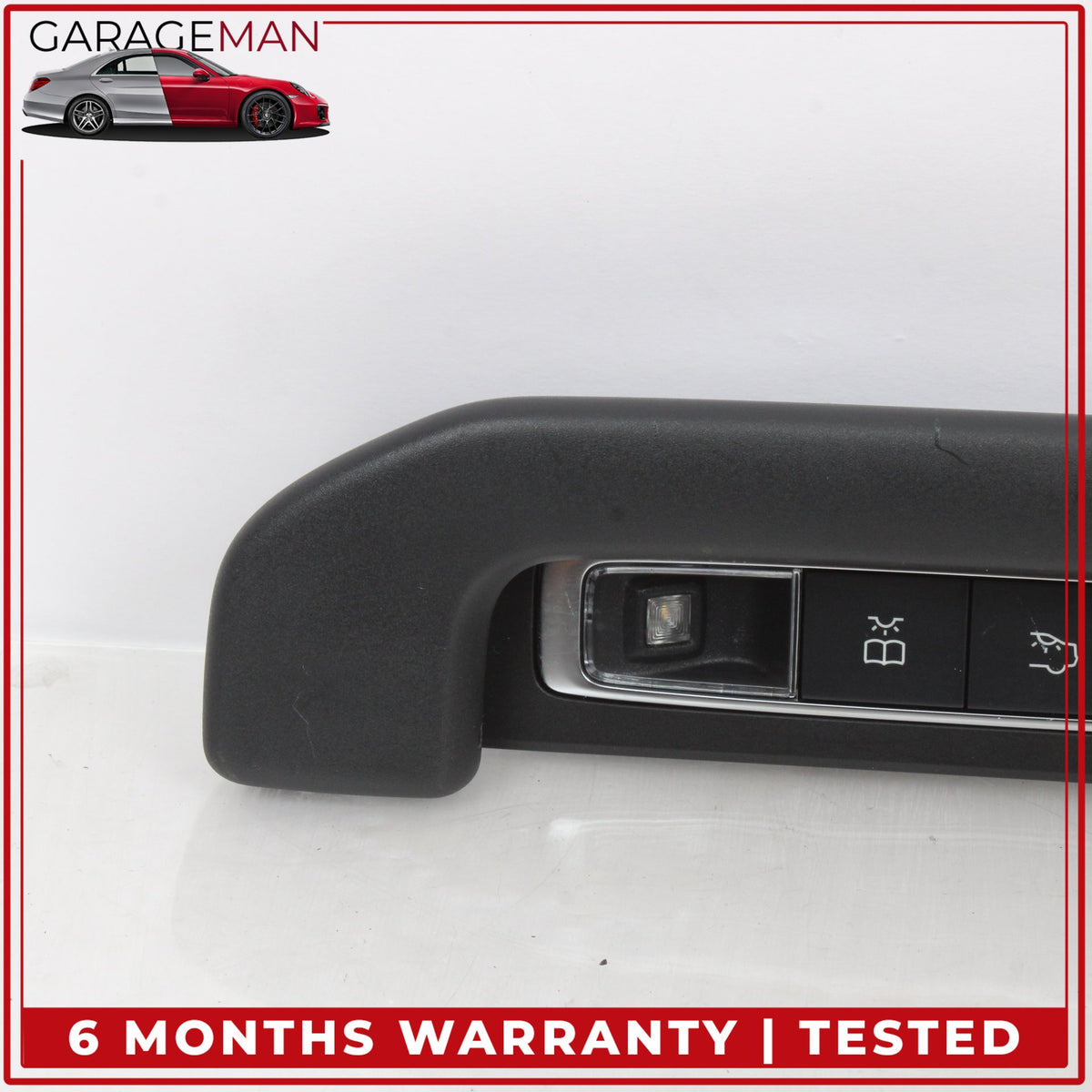 2014-2017 Mercedes W222 S550e Rear Left and Right Roof Grab Handle w/ Light OEM