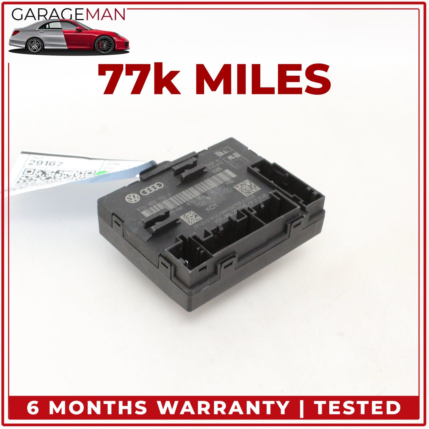 2013-2016 Audi A4 S4 Front Left Side Door Control Module Unit 8T0959793P OEM