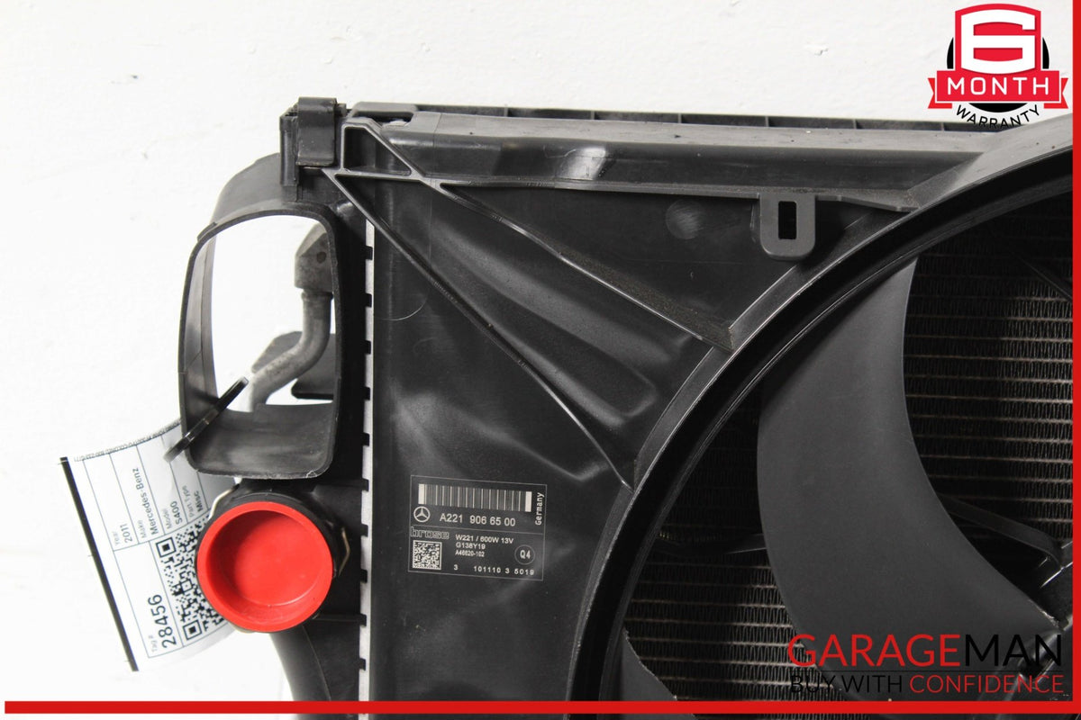 2007-2013 Mercedes-Benz S400 W221 Engine Cooling Radiator AC A/C Condenser OEM