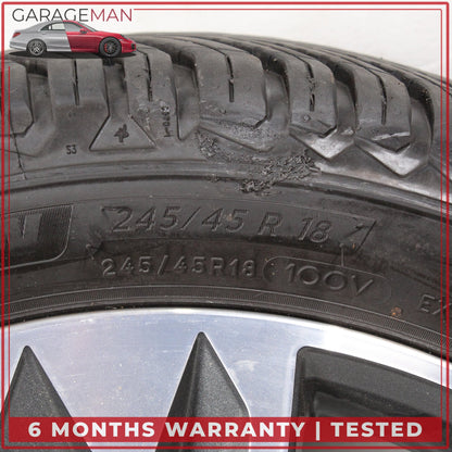 2017-2025 Audi A4 Allroad B9 Wheel Rim w/ Michelin Tire Set 7.5JX18H2 ET29 OEM
