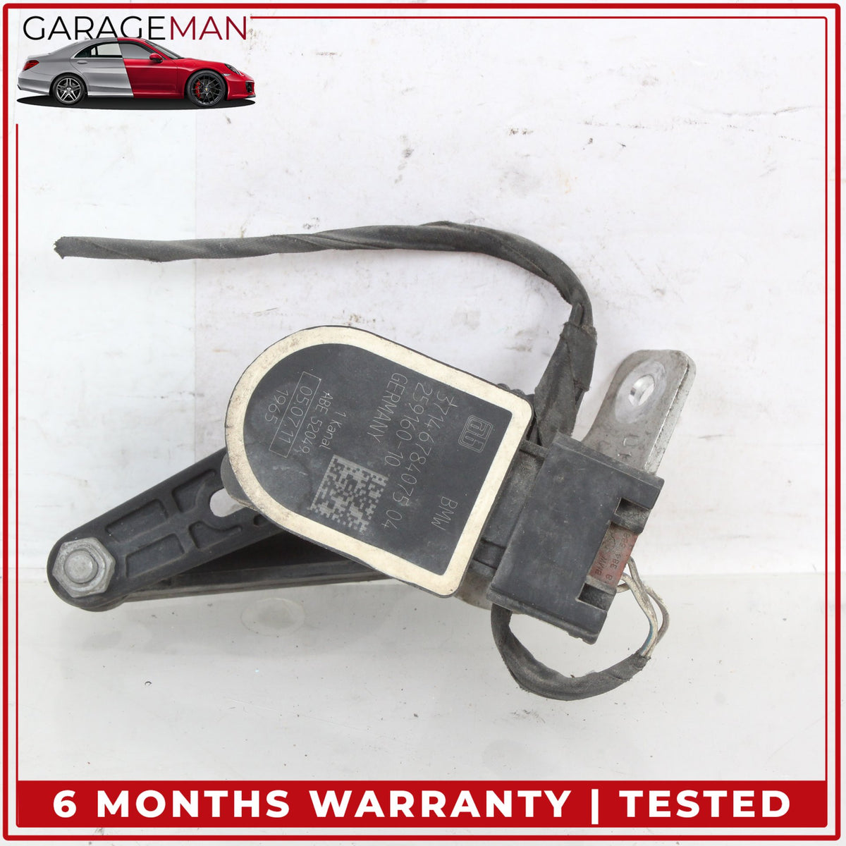 2012-2018 BMW 650i F13 RWD Headlight Level Height Sensor (Set of 2) 6784075 OEM