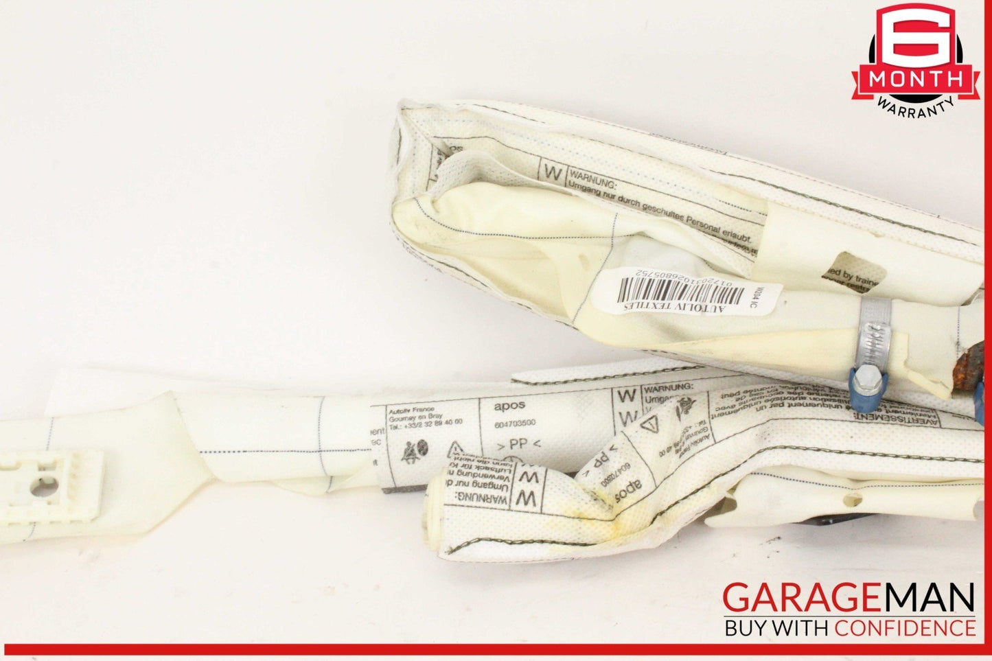 08-14 Mercedes W204 C300 C250 Left Driver Side Roof Curtain Airbag Air Bag OEM