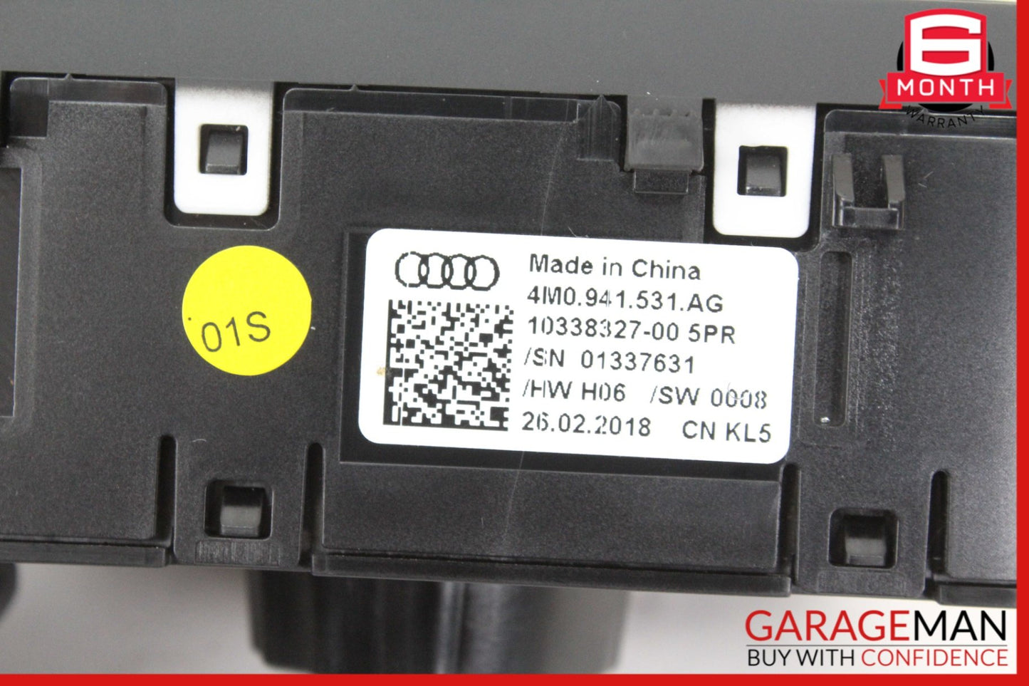 2017-2019 Audi Q7 SUV Headlight Switch 4M0941531AG Genuine