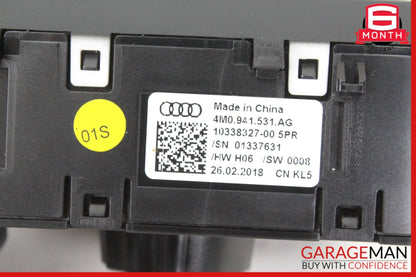 2017-2019 Audi Q7 SUV Headlight Switch 4M0941531AG Genuine