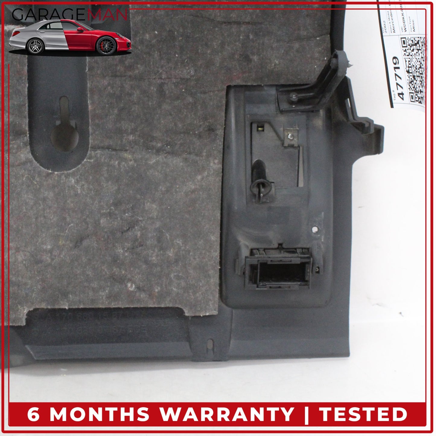 1997-2004 Mercedes-Benz SLK230 R170 Dashboard Lower Driver Knee Cover Panel Black 1706801587