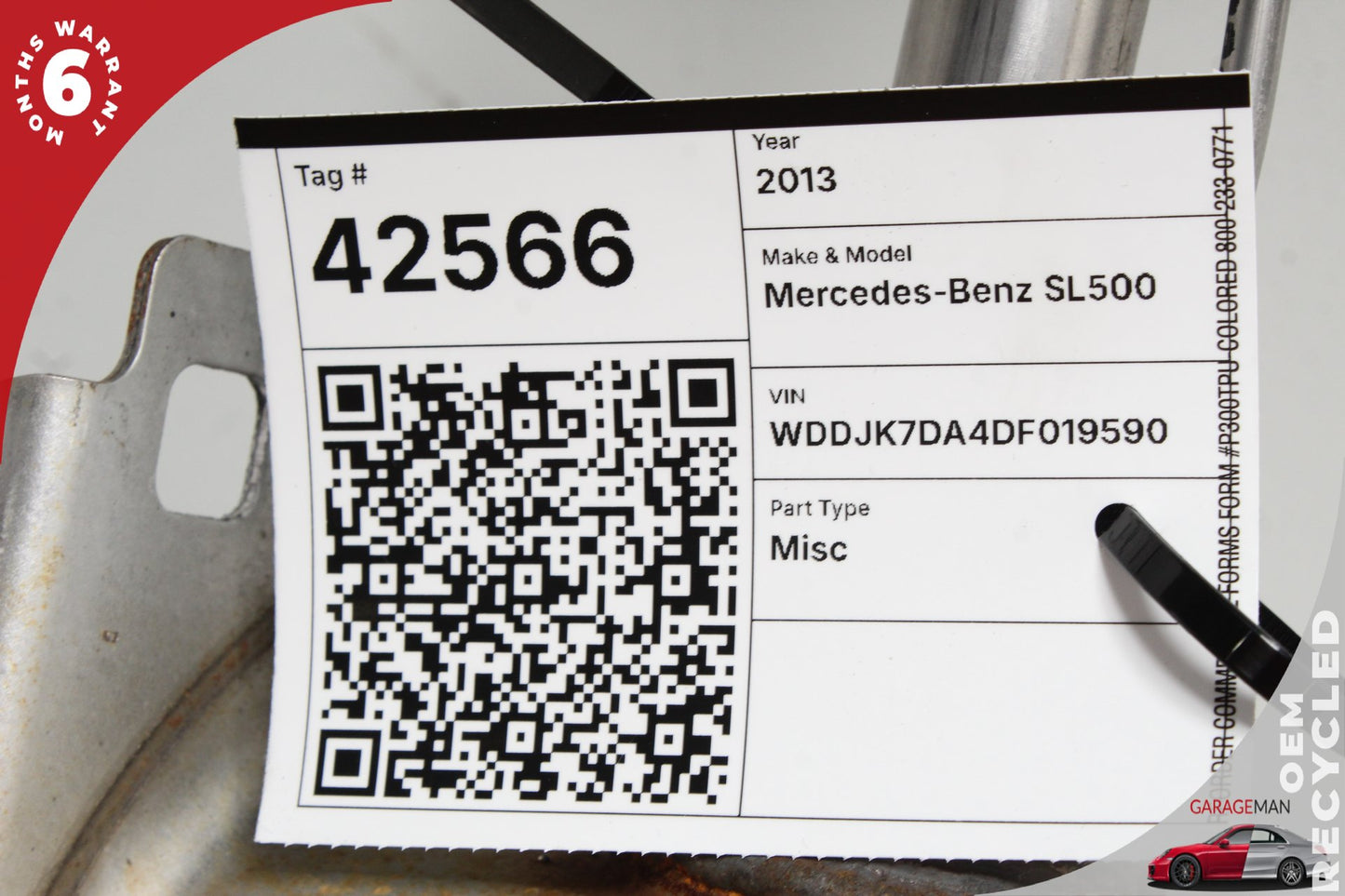 2013 Mercedes-Benz SL500 R231 Convertible Fuel Tank 2314700201