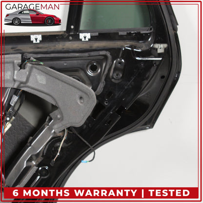 2007-2013 BMW X5 E70 Rear Right Side Door Shell Black w/ Window Regulator OEM
