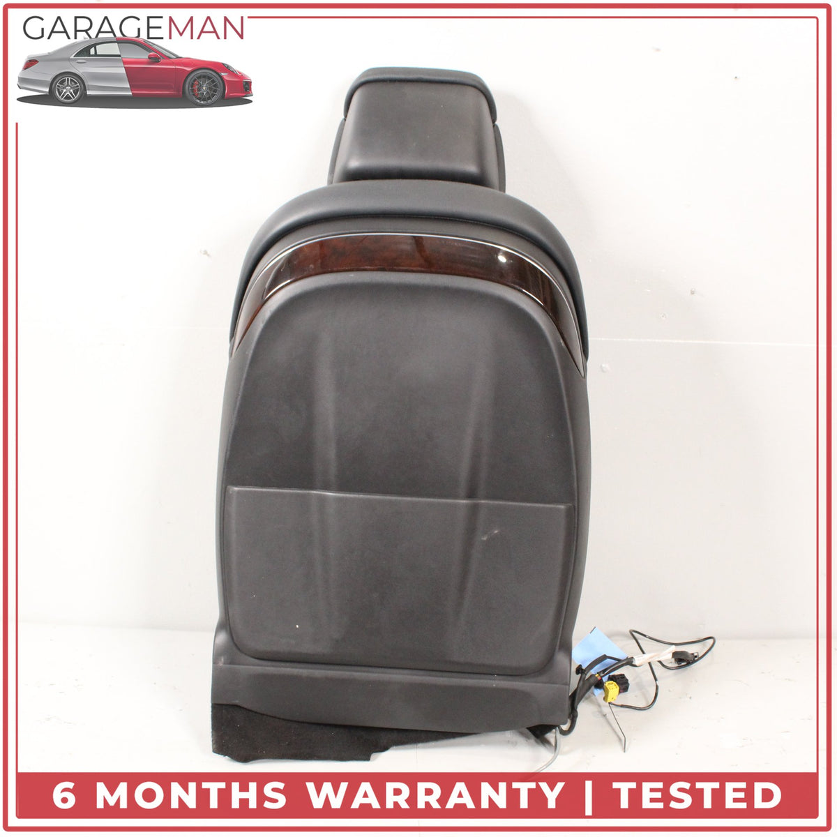 2011-2018 Audi A8 Front Right Passenger Side Upper Seat Cushion w/ Head Rest OEM