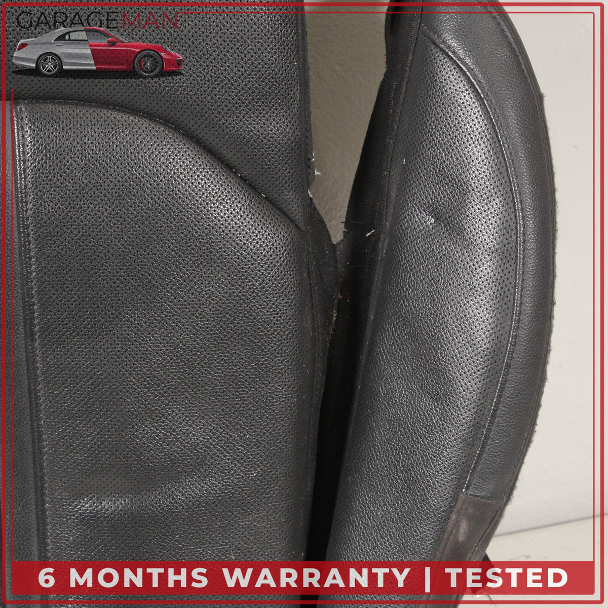 2011-2018 Audi A8 Front Left Driver Side Lower Bottom Seat Cushion Black OEM