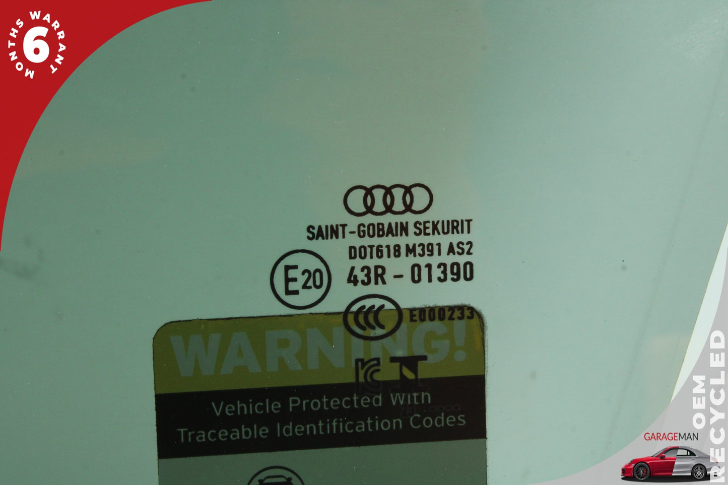 2022-2024 Audi A3 Sedan Front Left Window Glass 8Y0845201A OEM
