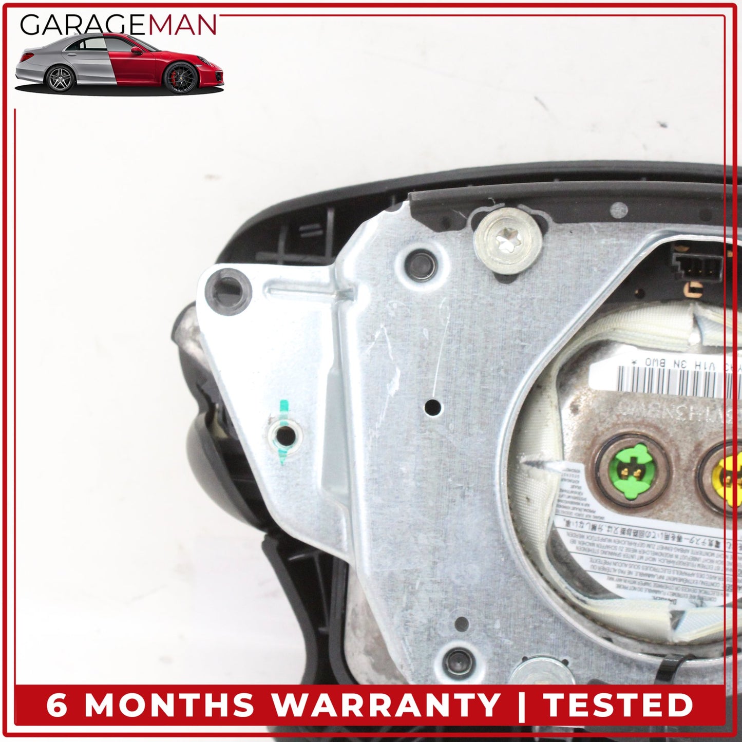 2003-2012 Mercedes W211 E350 Front Left Side Steering Wheel Airbag Black OEM