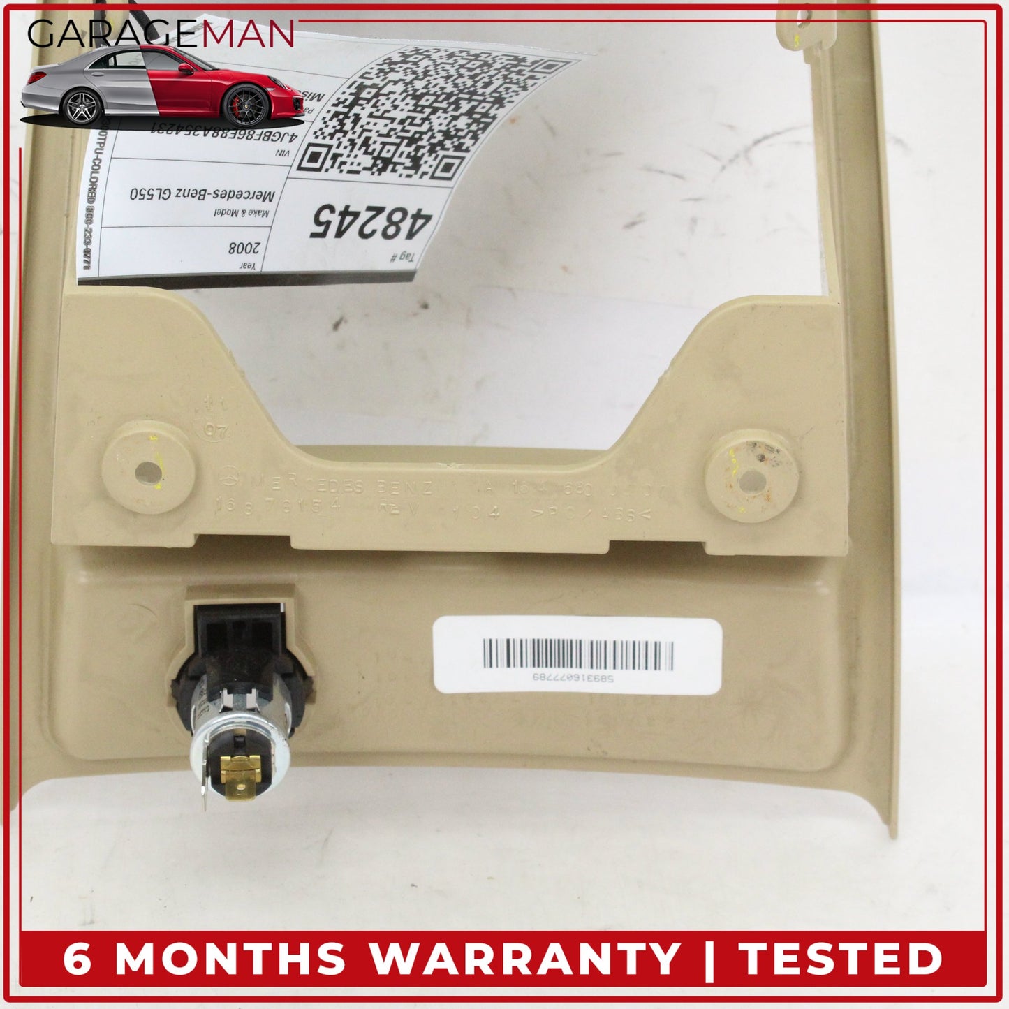 2006-2012 Mercedes X164 GL550 Rear Climate Control Switch Panel w/ Air Vent OEM