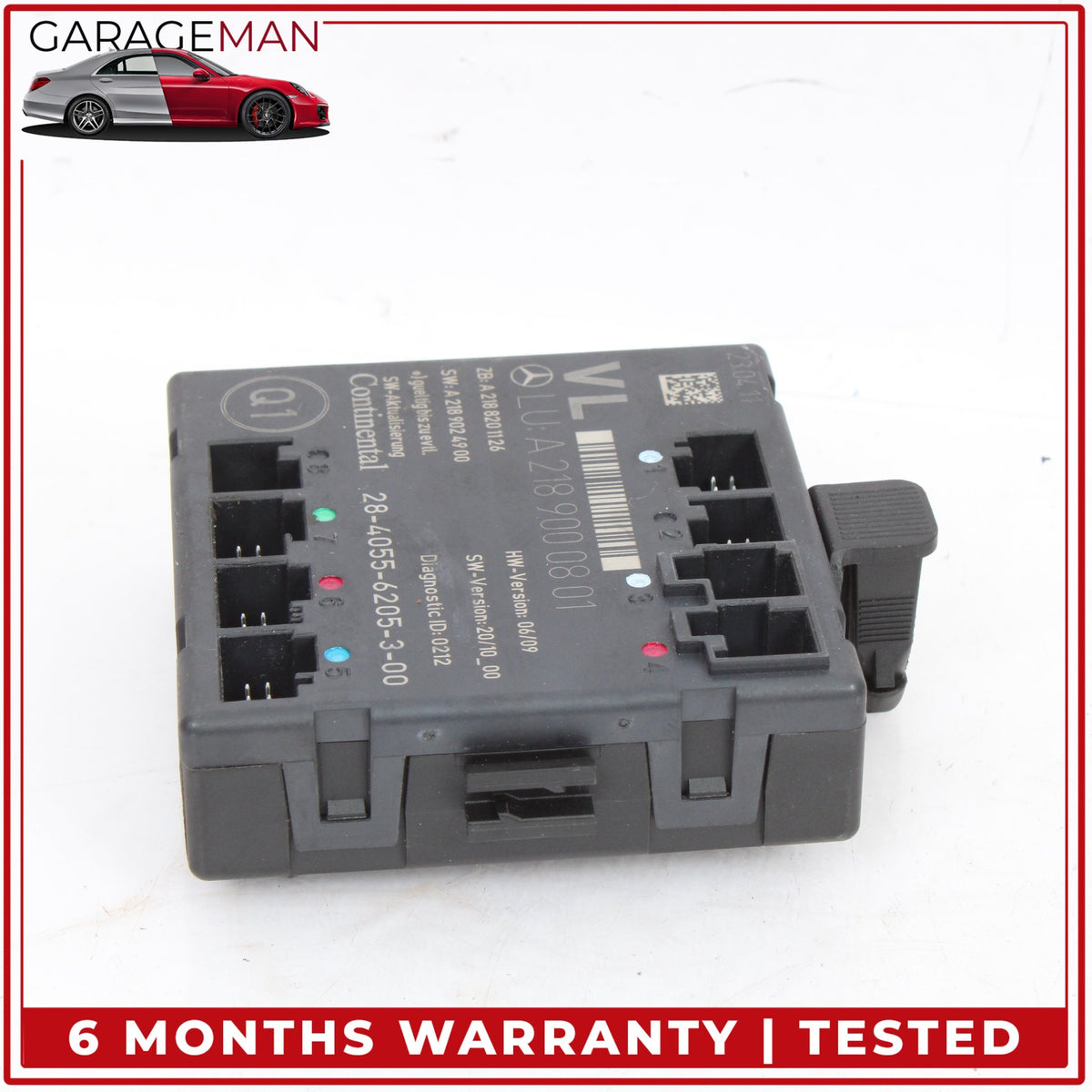 2008-2018 Mercedes W218 CLS63 AMG Front Left Door Control Module 2189000801 OEM
