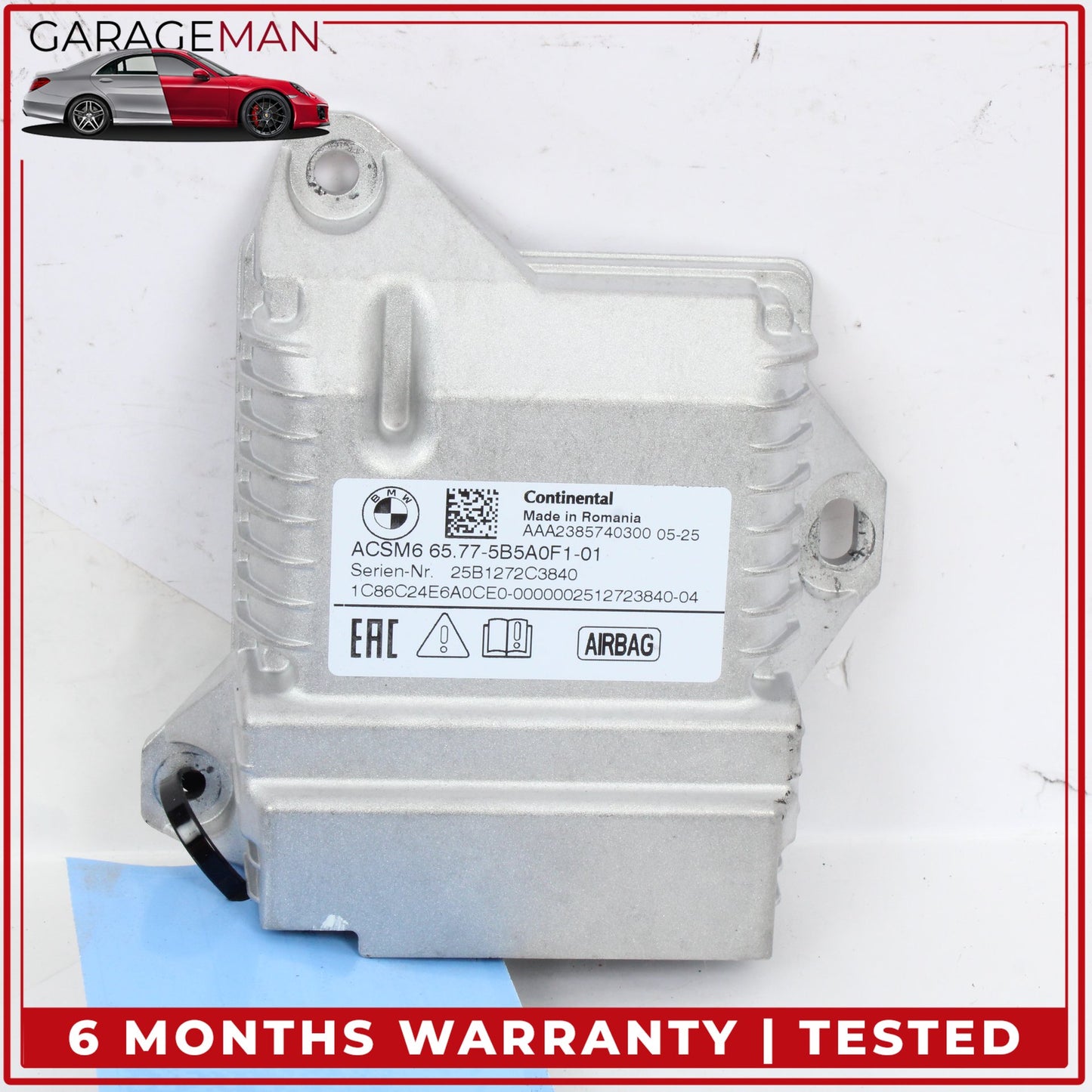 2023-2026 BMW X2 U10 SUV Airbag Air Bag Sensor SRS Control Module 65775B5A0F1 OEM