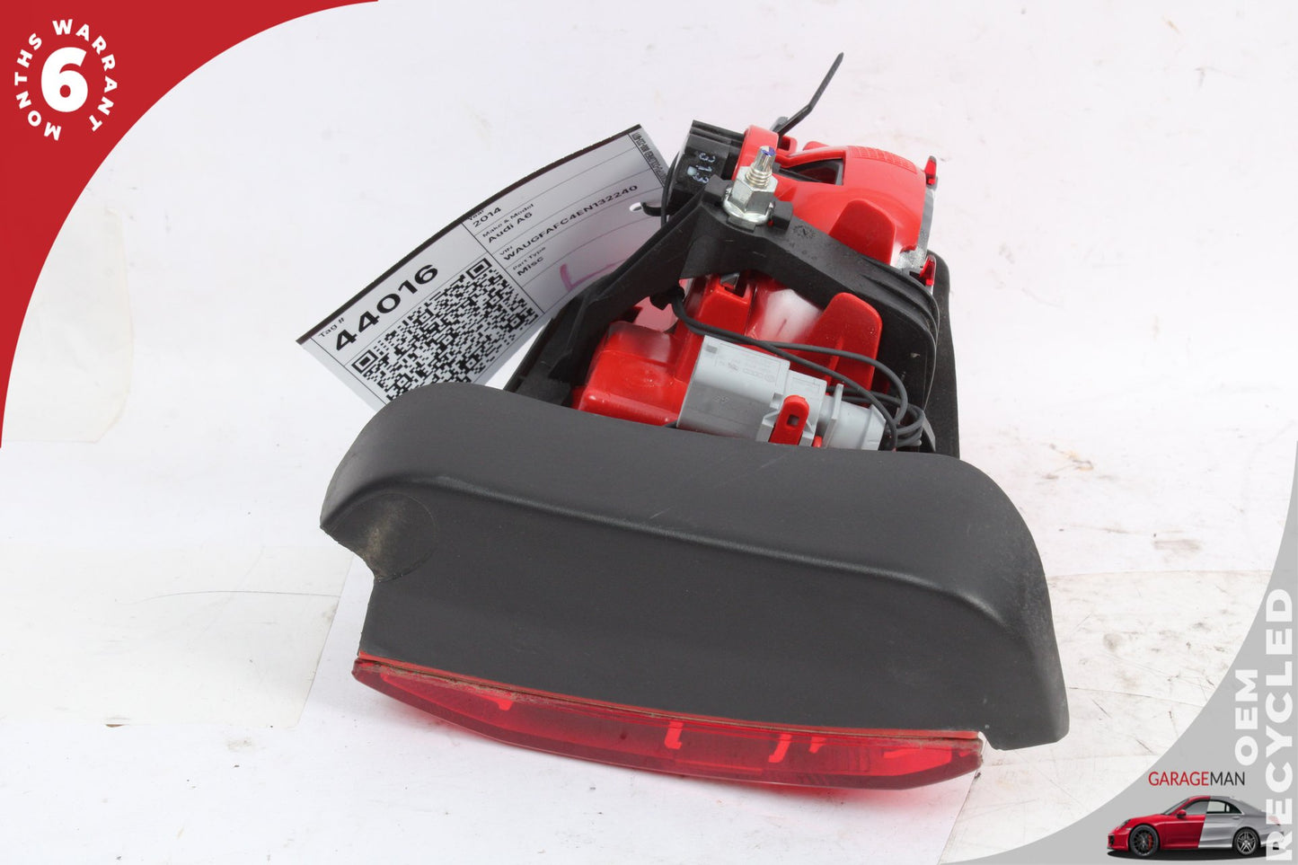 2012-2015 Audi A6 Rear Left Side Inner Tail Light Lamp 4G5945093B OEM