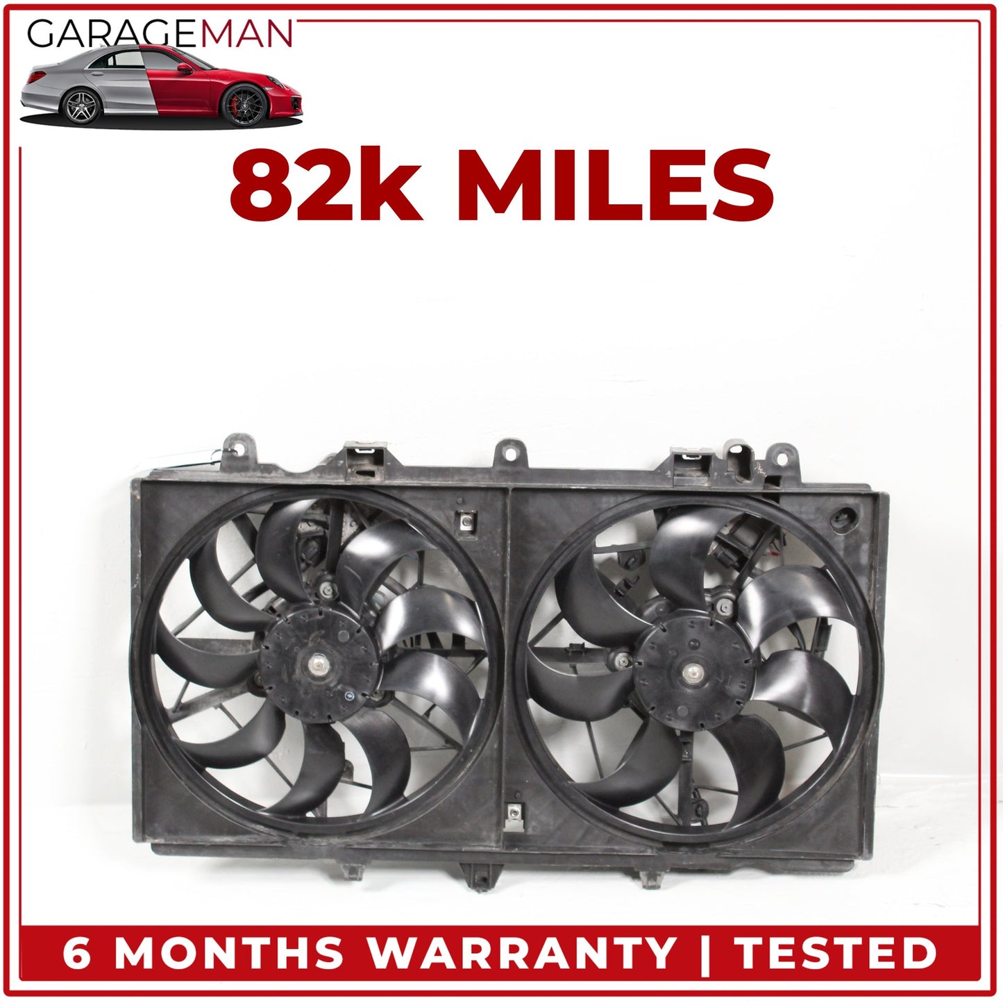 2016-2024 Infiniti Q50 Q60 Radiator Cooling Fan Motor Assembly 214814HK0B OEM