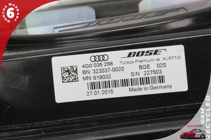 2012-2018 Audi A6 C7 Sedan Front Right Door Audio Subwoofer Speaker 4G8035298