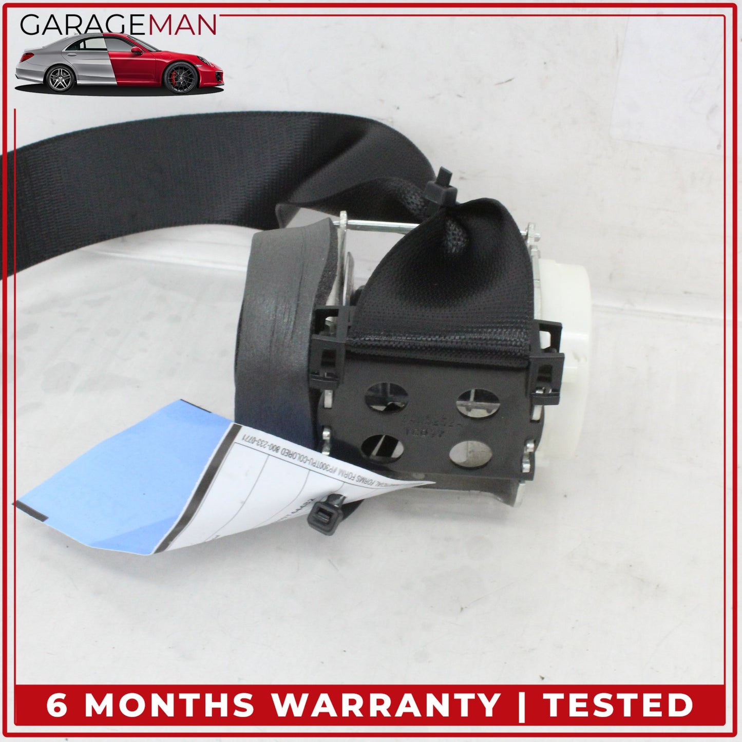 2011-2018 BMW X3 X4 F25 F26 Rear Right Passenger Side Seat Belt Black OEM