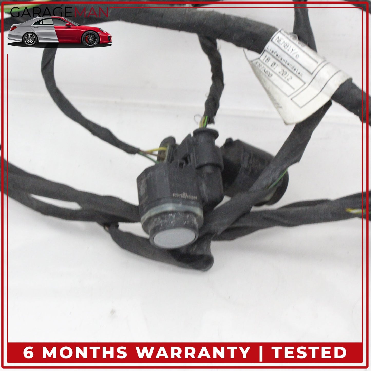 2010-2013 BMW 550i 535i GT Front Bumper Parking Sensor Wire Harness 9210769 OEM