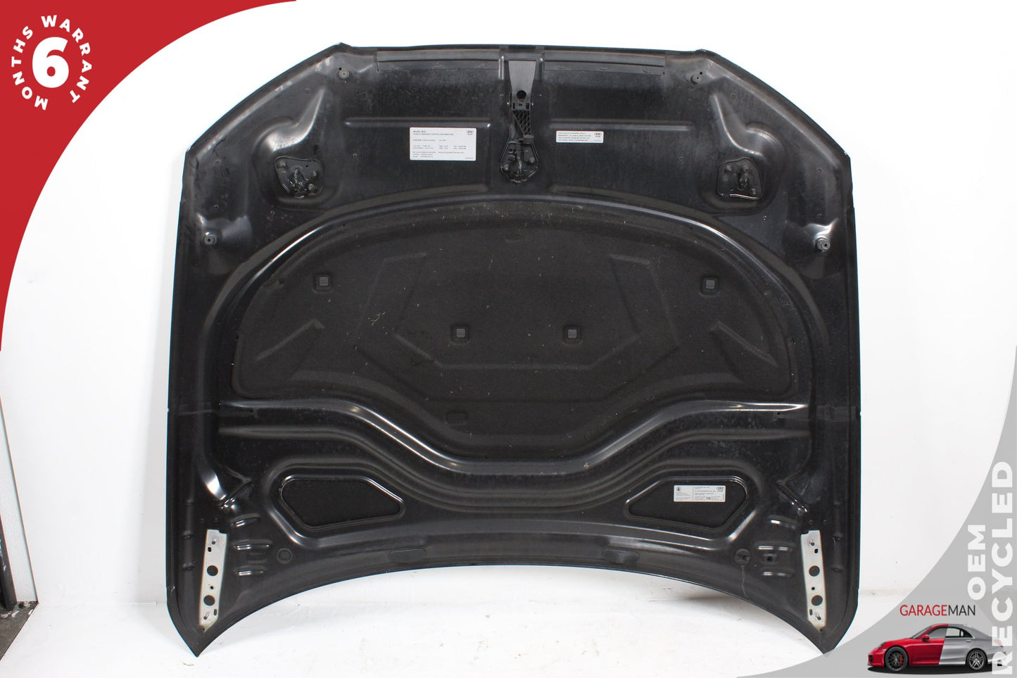 2012-2018 Audi A6 S6 Sedan Front Hood Bonnet Panel Black 4G0823029A OEM