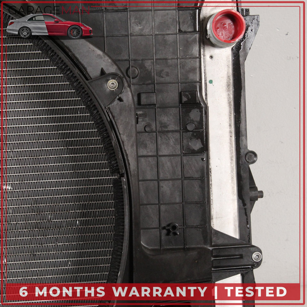2010-2012 Range Rover L322 Engine Cooling Radiator AC A/C Condenser Assy OEM